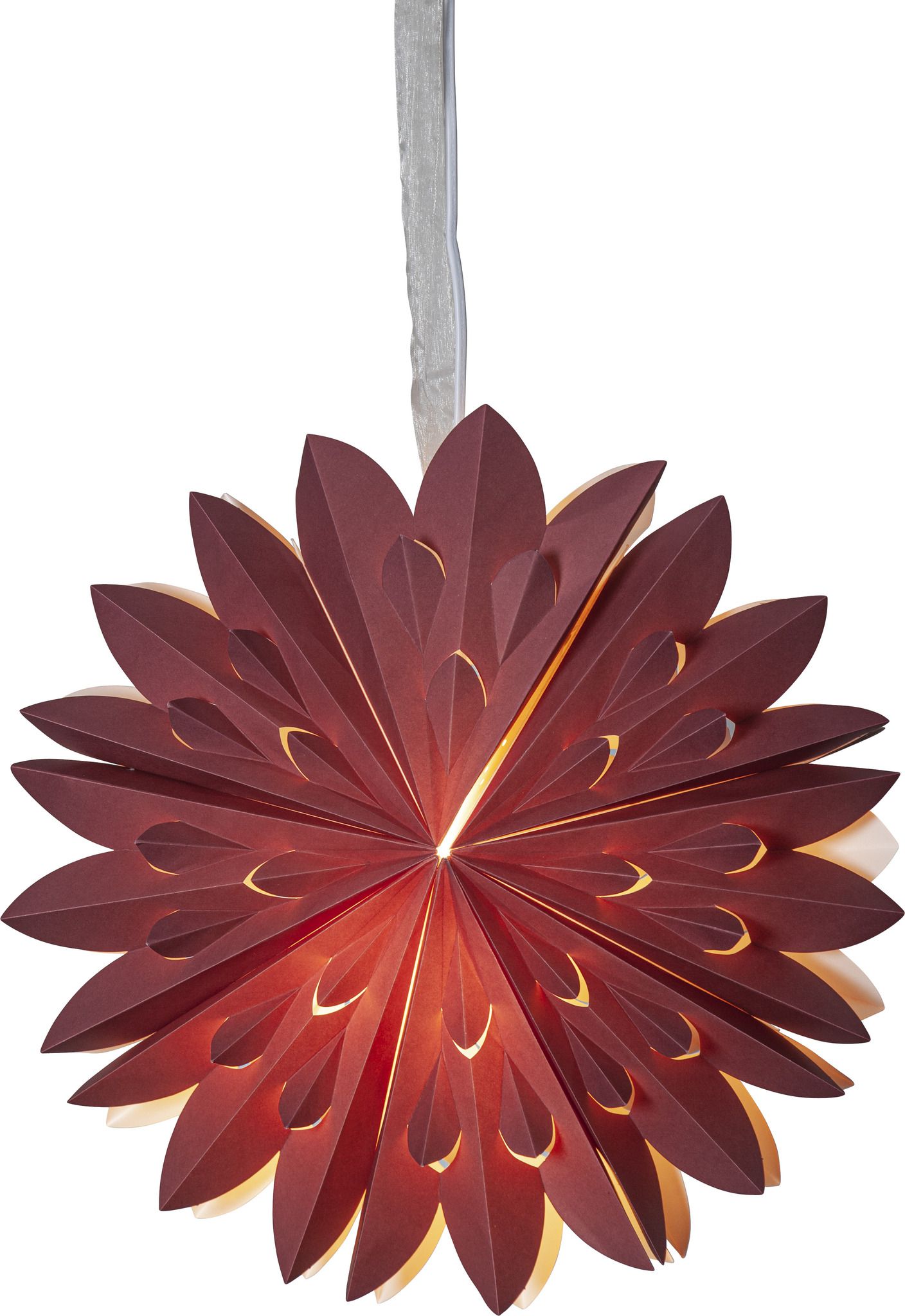 Papierstern Clipp - IP20, Rot