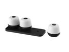 Akku-Tischleuchten 3er Set mit Ladestation MoveGlow schwarz - 2700K,160lm, IP20