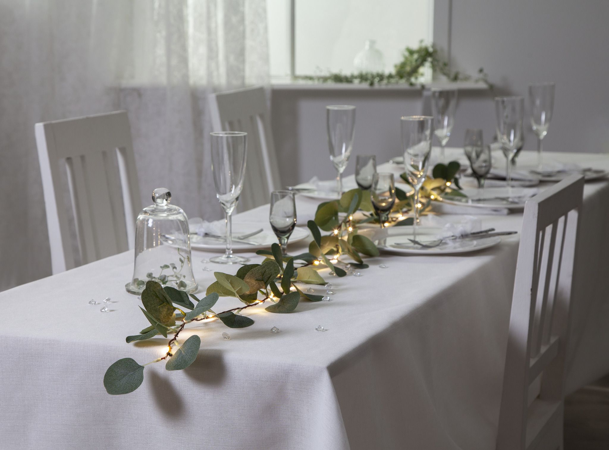 Girlande Eucalyptus - IP20, Warmweiss, 20 LED