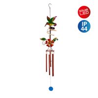LED Solarleuchte COLIBRI H: 98 cm (Hängeleuchte/Windspiel) - IP44, 0.05W, Warmweiss