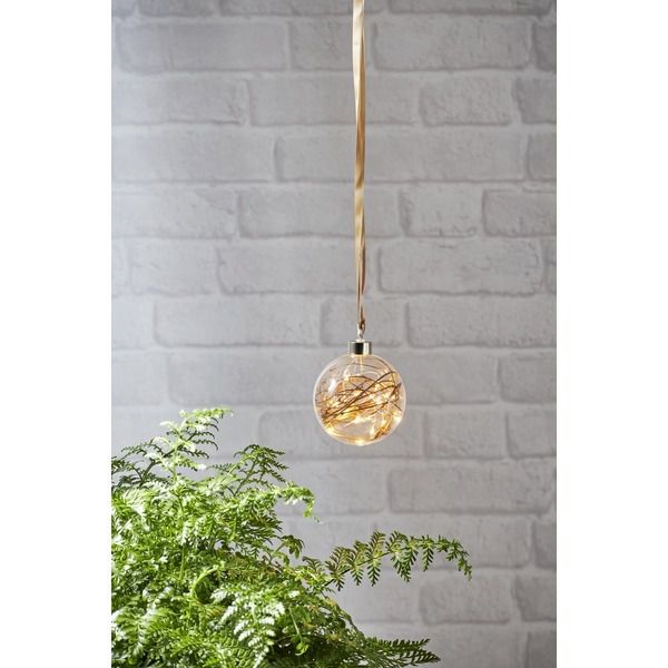 Glas Dekoration Glow - IP20, Warmweiss, 15 LED's