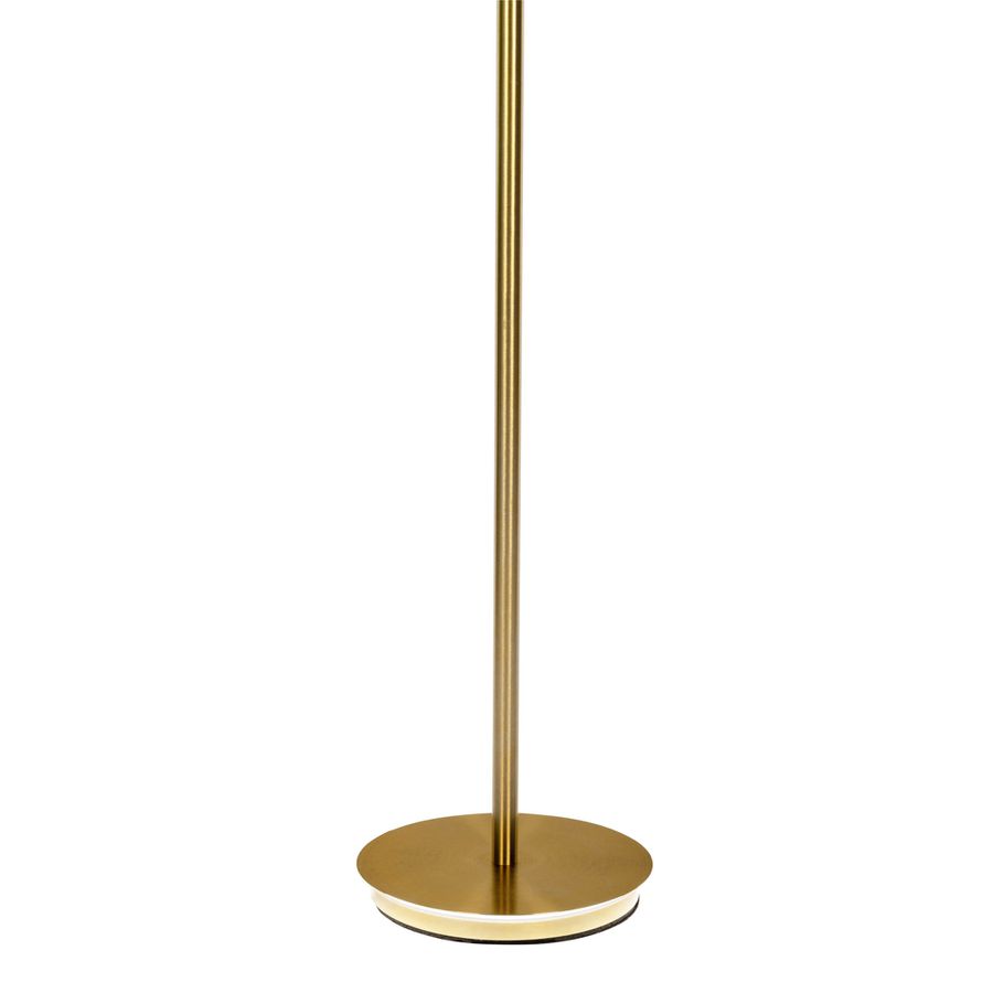 LED-CCT Stehleuchte  SAMIRO  inkl. Lesearm H: 180cm messing matt - IP20, LED-Modul, Messingmatt