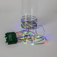 Lichterkette Dew Drop Micro - IP44, Multicolor, Grün