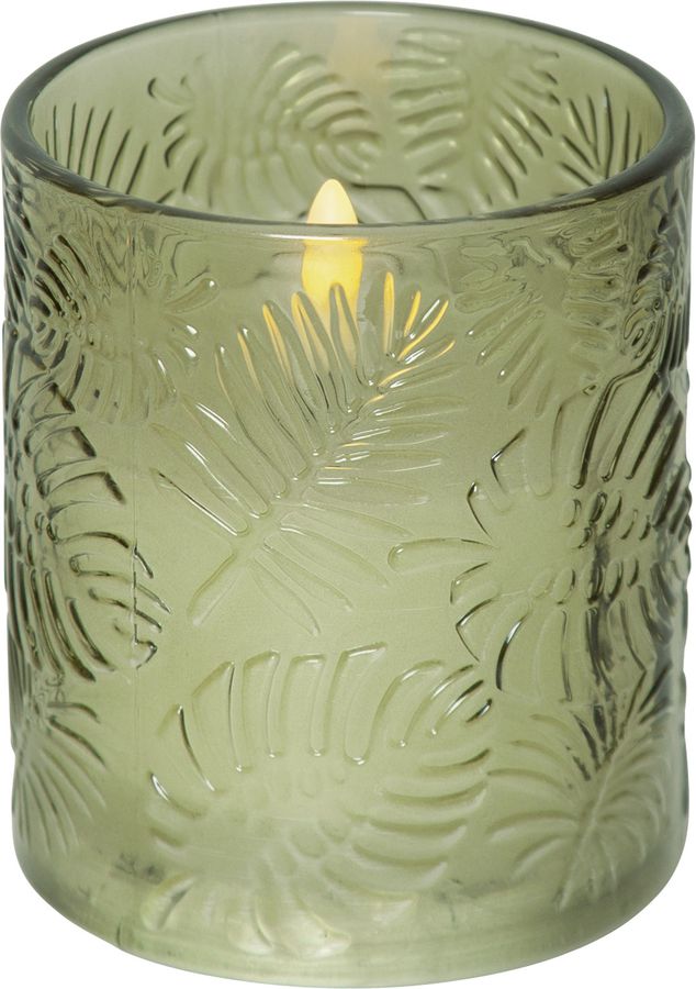 LED Pillar Kerze Flamme Leaf - IP20, Warmweiss, 1 LED's