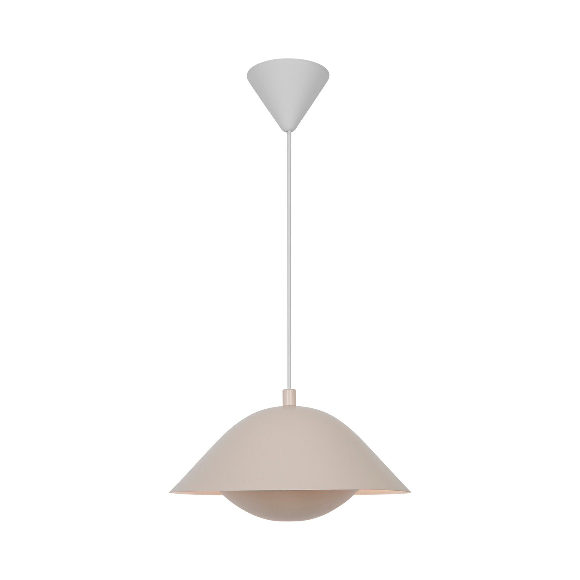 Pendelleuchte FREYA 35 - E27, max.40W, IP20, beige, dim. optional, exkl. Leuchtmittel, L=350mm, B=350mm, H=170mm, PL=2000mm