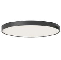 LED Anbauleuchte GAME 600 Down - 54W, 5100lm, 4000K , IP40, CRI 90, 90°, schwarz, DALI dimmbar, D=600mm, H=78mm
