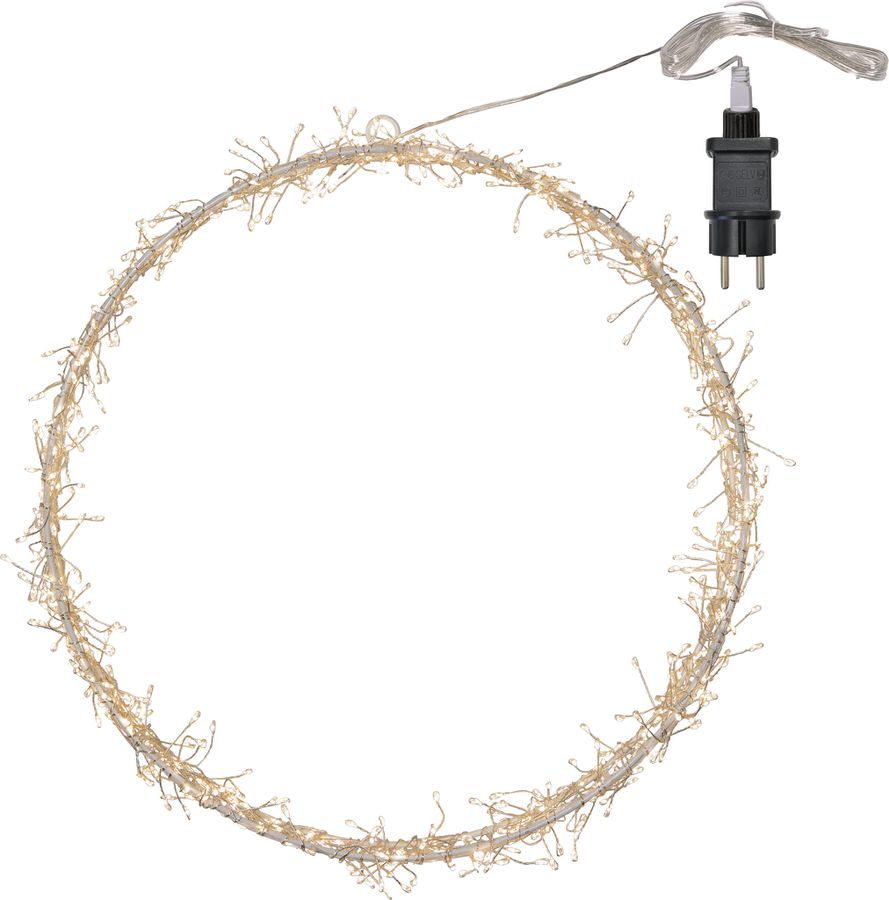 Kranz Bonfire Kranz - Indoor, Weiss, 37.00cm Höhe