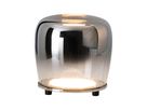LED Tischleuchte Smoky d:18cm - LED fest verbaut, 3000K, warmweiss