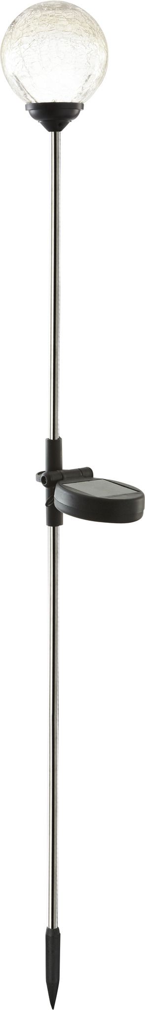 Bâton de jardin solaire Roma - Rostfreier Stahl, Lichtfarbe Warmweiss