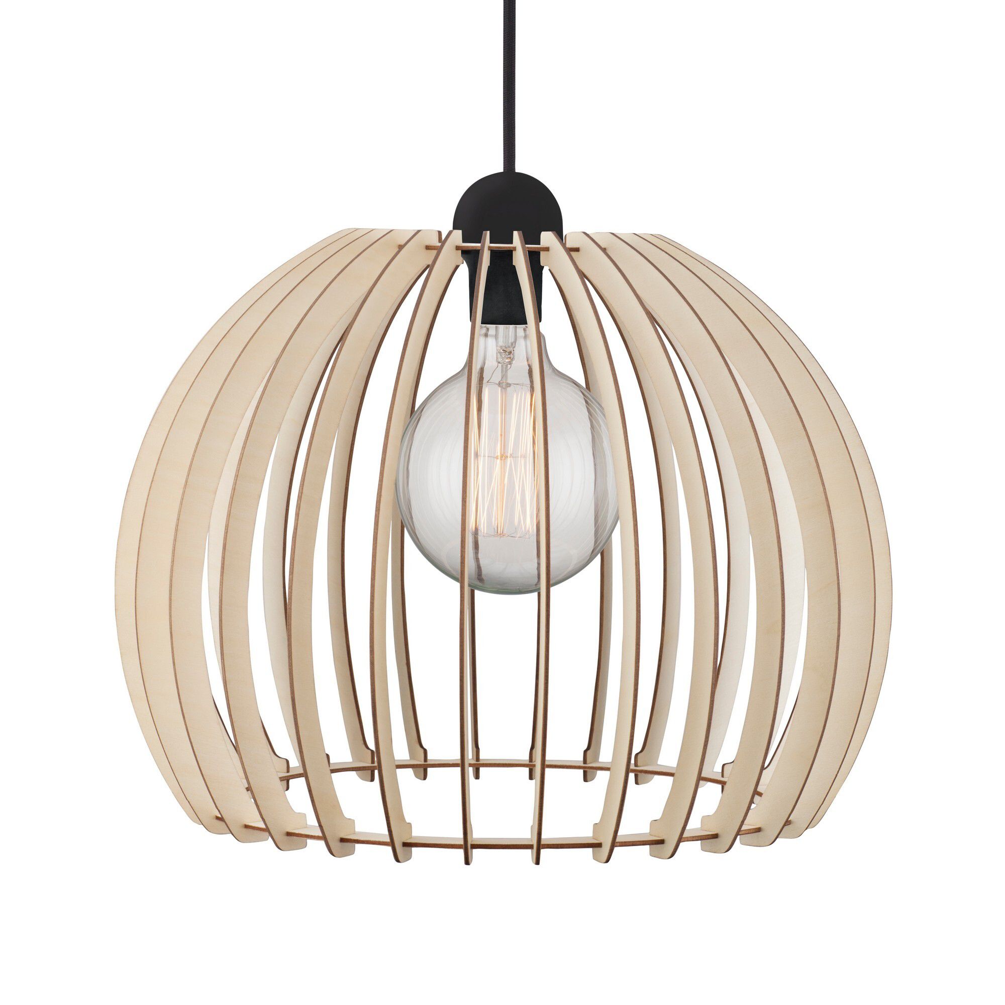 Chino 40, Pendelleuchte, Holz - E27, max. 60W, IP20
