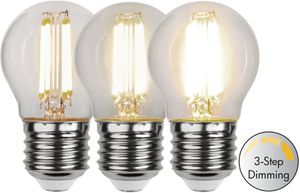 LED Leuchtmittel E27 G45 Klar 3-step - E27, 470Lm, 3000K, 4.2W, 220-240VAC