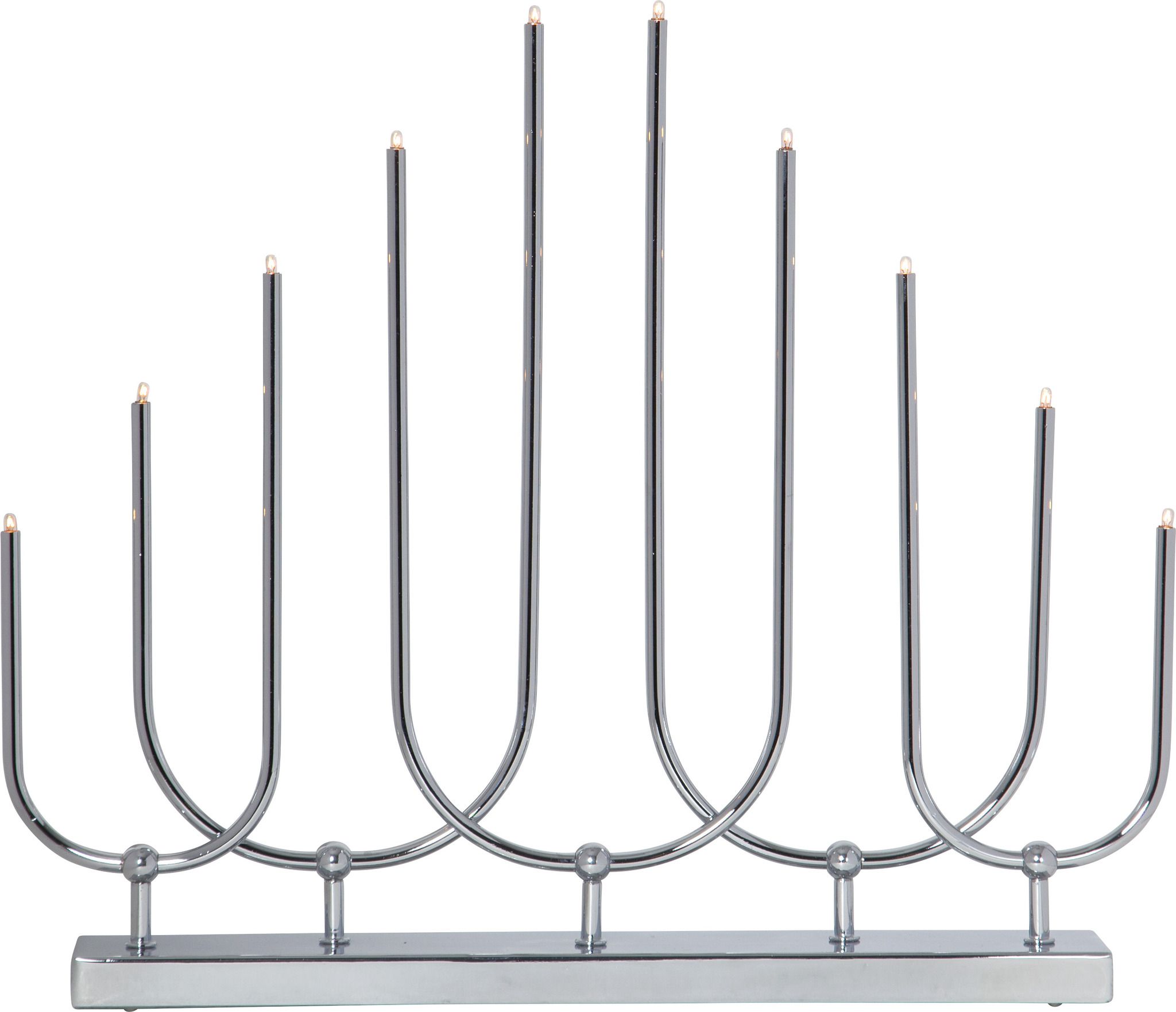 Kerzenleuchter Novum - IP20, Chrom, Warmweiss