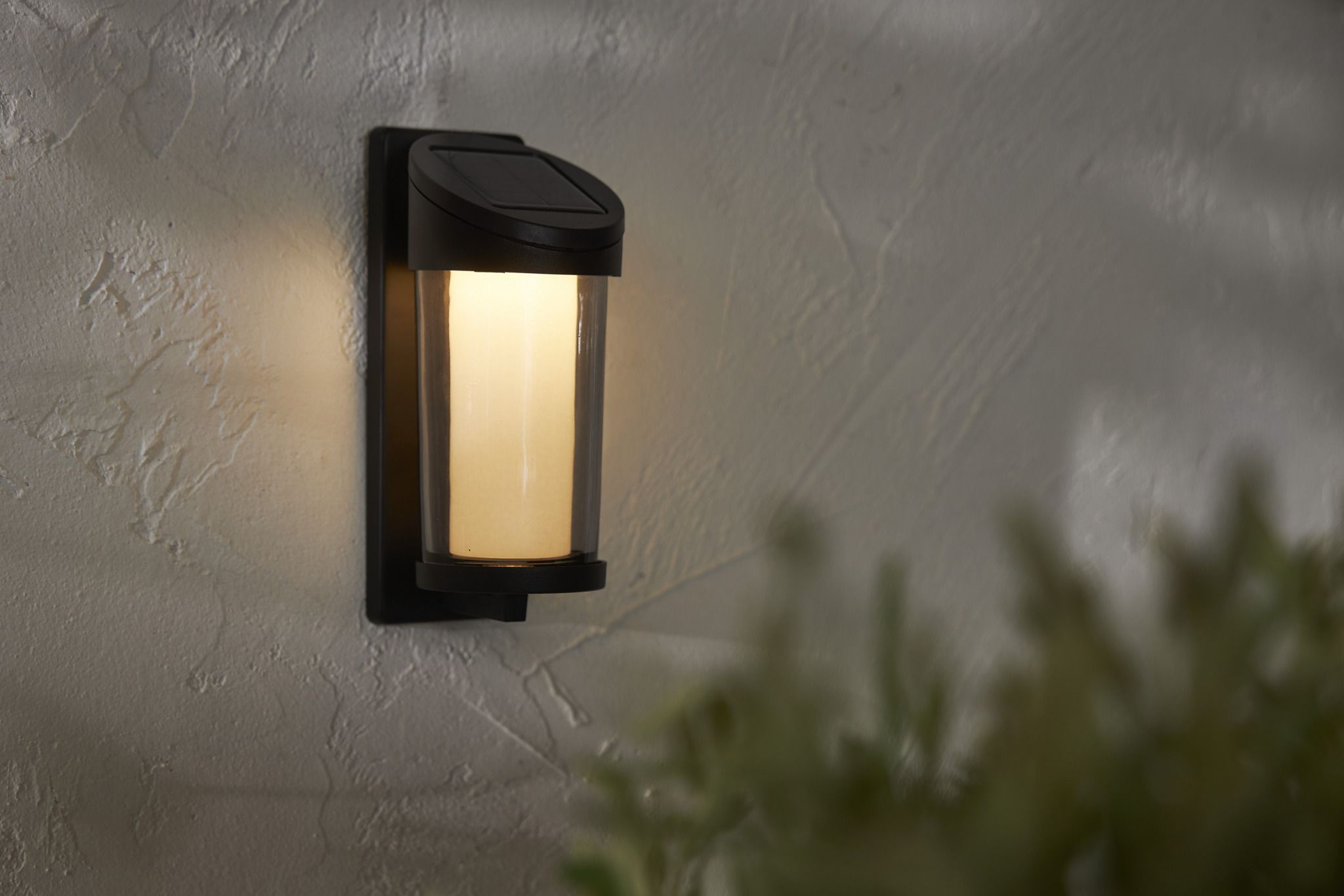 Solar-Wandleuchte Alippa - IP44, Kaltweiss, 1 LED