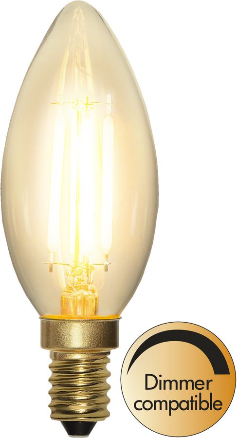 LED Leuchtmittel E14 C35 Soft Glow - E14, 470Lm, 2100K, 4.5W, 230V