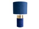 Tischleuchte BORDO h: 32cm blau - E14, IP20