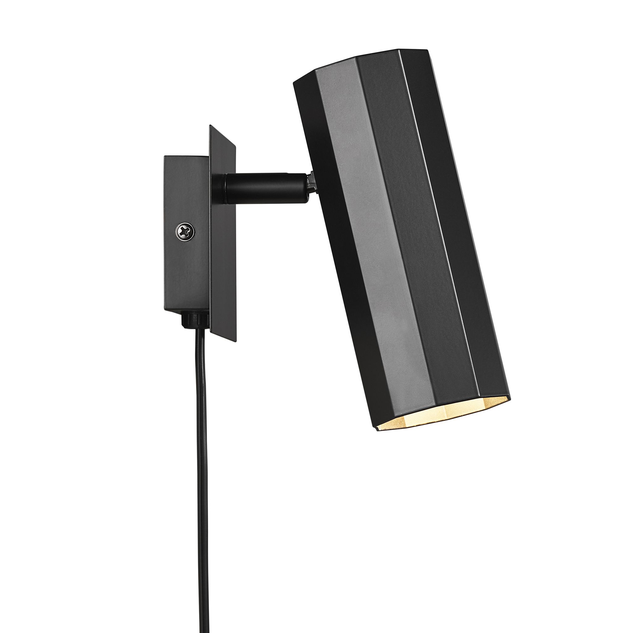 Alanis , Wandleuchte, Schwarz - GU10, IP20, max.LED 5W