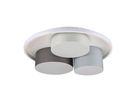 3er-LED Deckenleuchte Eppan d: 56cm grau - LED, IP20