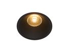 LED Einbaudownlight ALBRIC - 8W, 535lm, 2700K, IP44, CRI 90, schwarz, dimmbar, D=90mm, H=49mm, BL=83mm