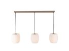 3er Pendelleuchte  NIRELIA  L: 110cm beige - IP20, E27, Beige