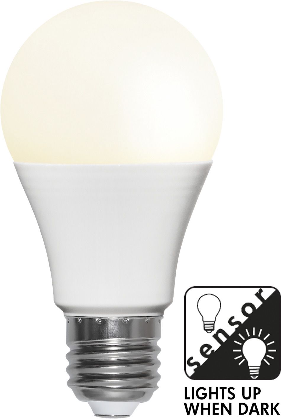 Lampada a led E27 A60 Sensor opaque - E27, 470Lm, 2700K, 7W, 220-240VAC