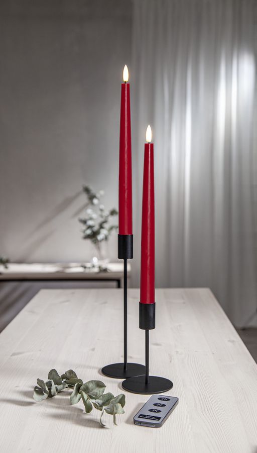LED Dinner Kerze 2 pack Flamme Slim - 0/20