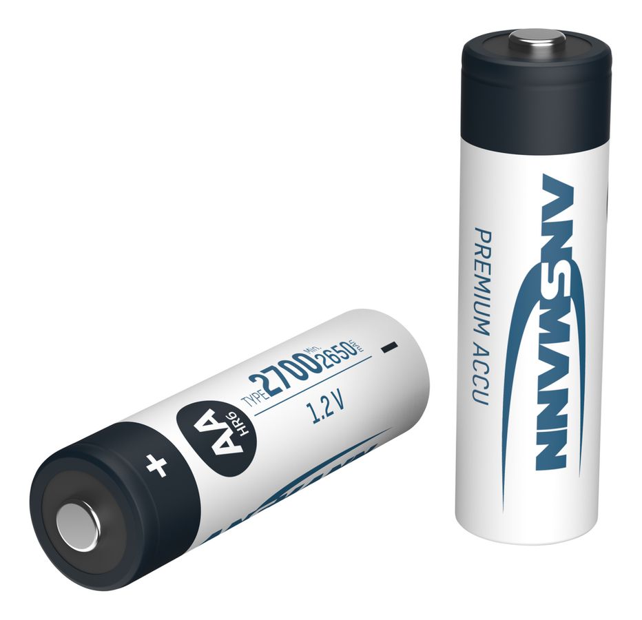 NiMH Akku Mignon AA Typ 2700 (min. 2650 mAh) 6er Schrumpffolie - 6er Pack