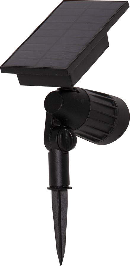 Solar Spotlight Powerspot - Indoor, Outdoor, RGBW, Schwarz