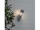 Solar Wand Laterne Marbella - Stainless Steel, Lichtfarbe Warmweiss