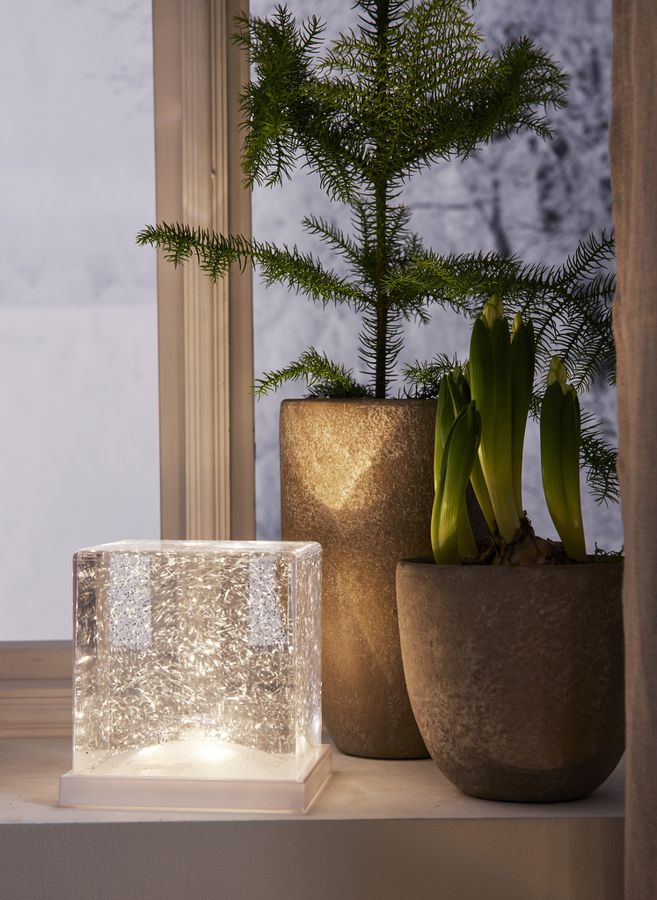 Indoor Decoration Frost - IP20, Warmweiss,Weiss
