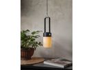 LED Laterne Flame - Outdoor, Schwarz, 19cm Höhe