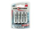 Lithium Batterie Mignon AA / FR6 - 4er Blister