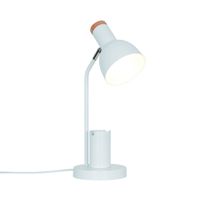 Tischleuchte Devone Weiss - 15W, E27, IP20