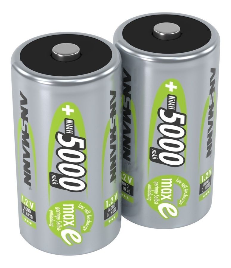 NiMH Akku Mono D 5000 mAh - 2er Blister