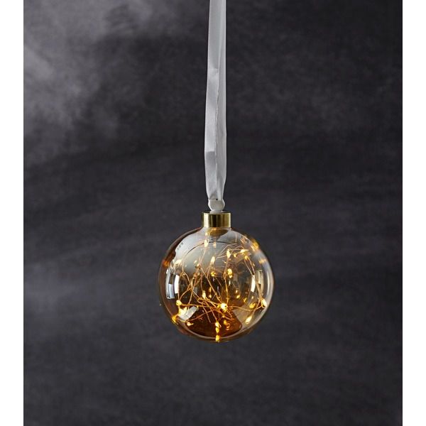 Boule de verre Glow - IP20, Amber, 15 LED