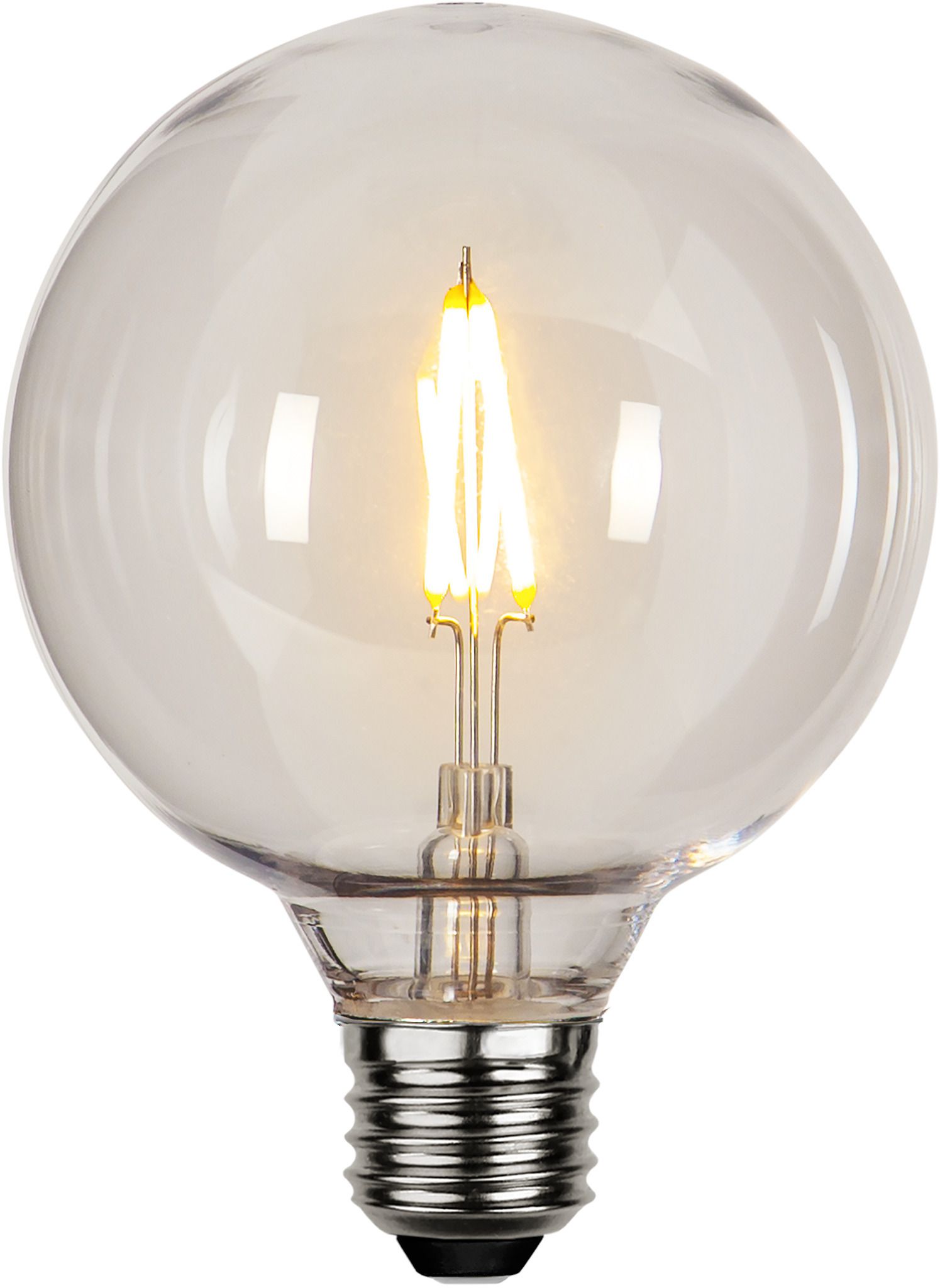 LED Leuchtmittel E27 G95 Outdoor Lighting PC Cover Filament - E27, 70Lm, 2200K, 1W, 220-240V AC